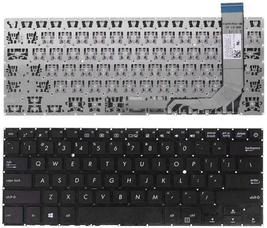 Asus Laptop Keyboard for VivoBook X407, X407M, X407MA, X407U, X407UA, A407 – US Layout, Black