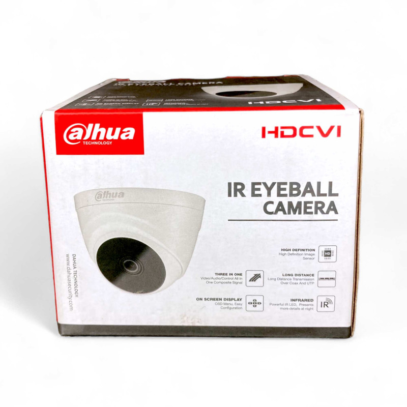 Dahua HAC-T1A51P 5MP HDCVI IR Dome Camera – 3.6mm Lens, 20m IR, IP67, 16:9 Output
