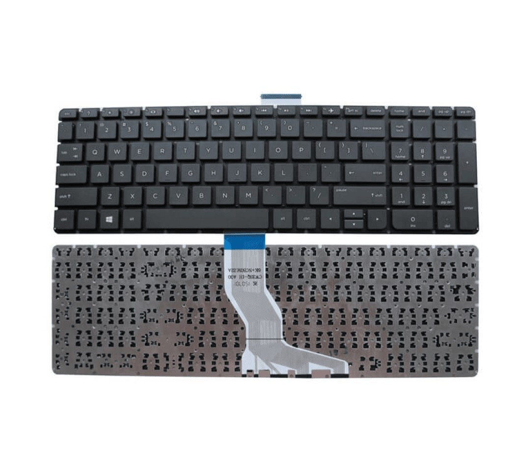 HP Laptop Keyboard for Pavilion 15-AB Series – US Layout, Black