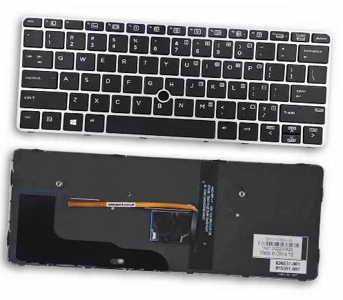 HP Laptop Keyboard for EliteBook 725 G3/G4, 820 G3/G4 – US Layout