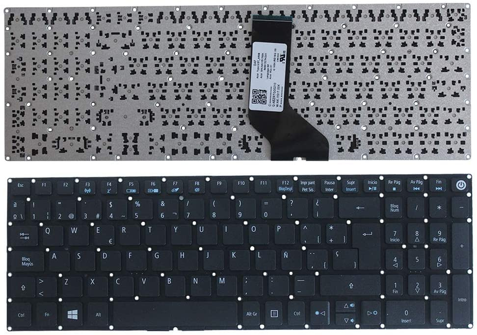 Acer Laptop Keyboard for Aspire E5-573, E5-574, ES1-523, ES1-533, ES1-572, F5-521