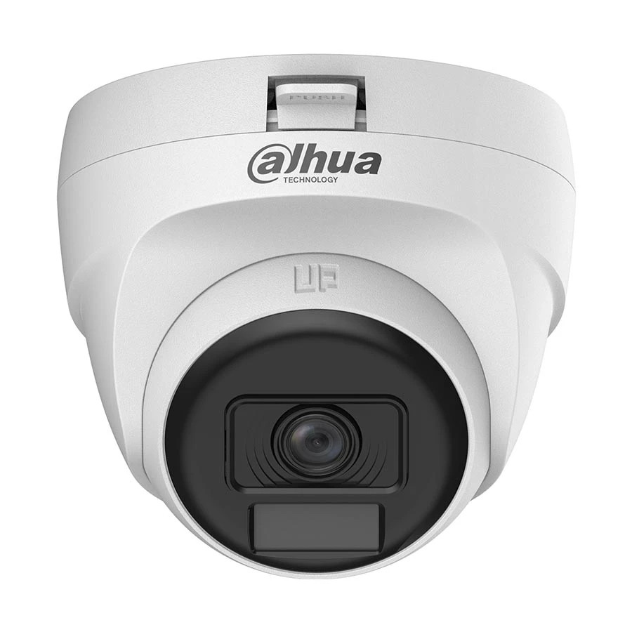 Dahua HAC-T1A21P-U-IL 2MP Smart Dual Light HDCVI Eyeball Camera – 1080p, Built-in Mic, 3.6mm Lens, 30m IR/White Light, IP67