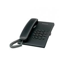 Panasonic KX‑TS500MX Corded Black Phone Set