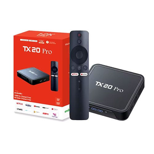 TX20 Pro 12K Ultra HD Smart Android TV Box