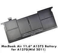 Laptop Battery for MacBook Air 11" A1375 – Compatible with A1370