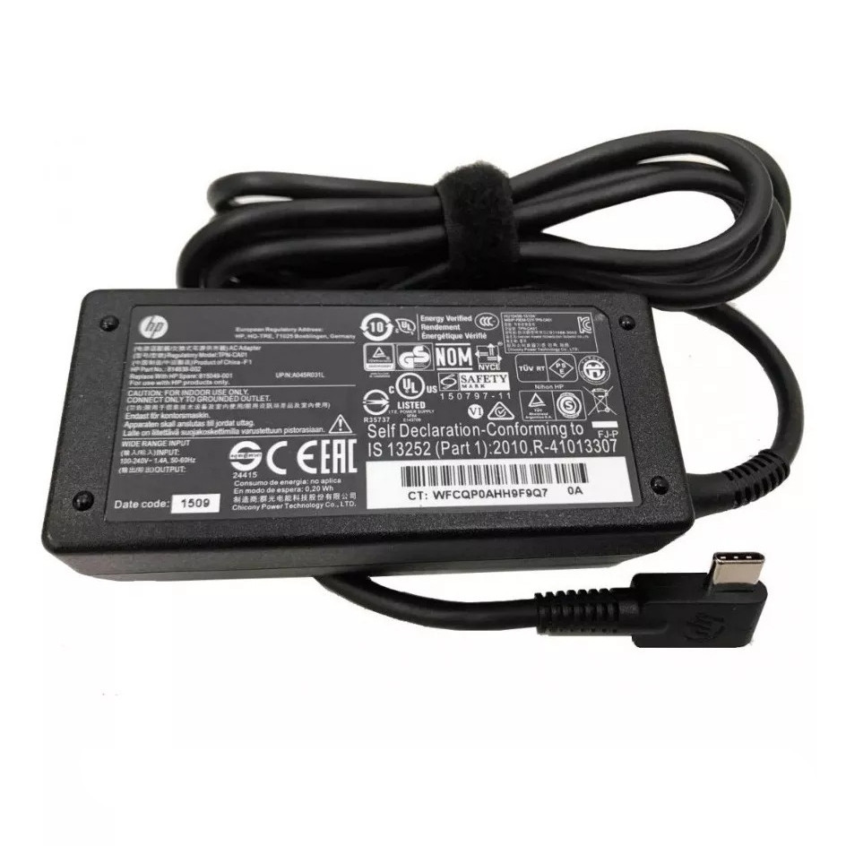 HP Laptop Charger Type-C 65W 20V 3.25A USB-C Power Adapter