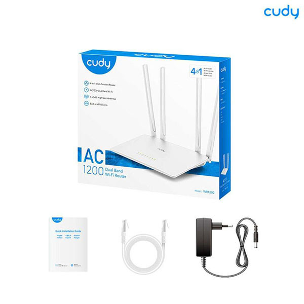 Cudy WR1200 AC1200 Dual Band WiFi Router